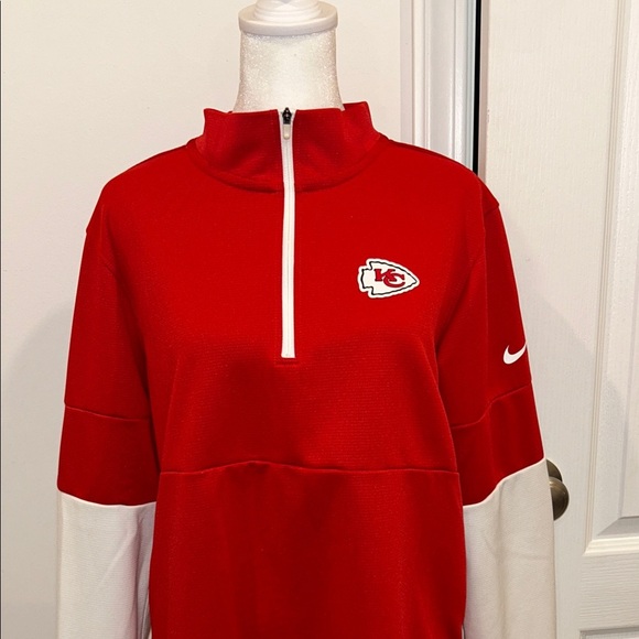 Nike Men's Kansas City Chiefs Quarter-Zip Pullover, Size Small - Picture 2 of 8